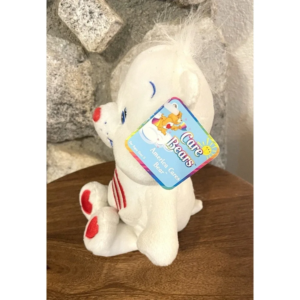 CARE BEARS America Cares Bear Vintage 2003 Plush Toy 8